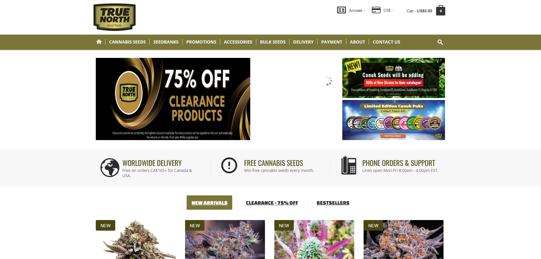 Programa de Afiliados True North Seed Bank