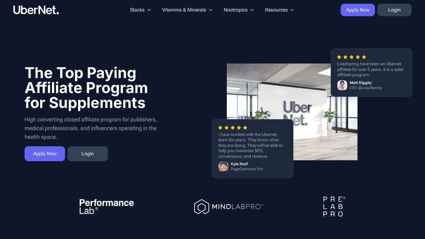 Programa de Afiliados UberNet