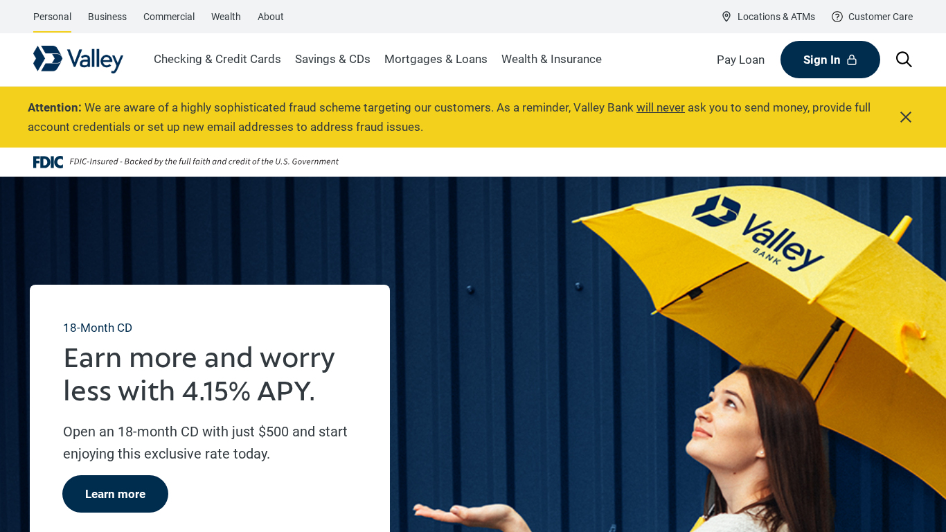 Programa de Afiliados do Valley Bank