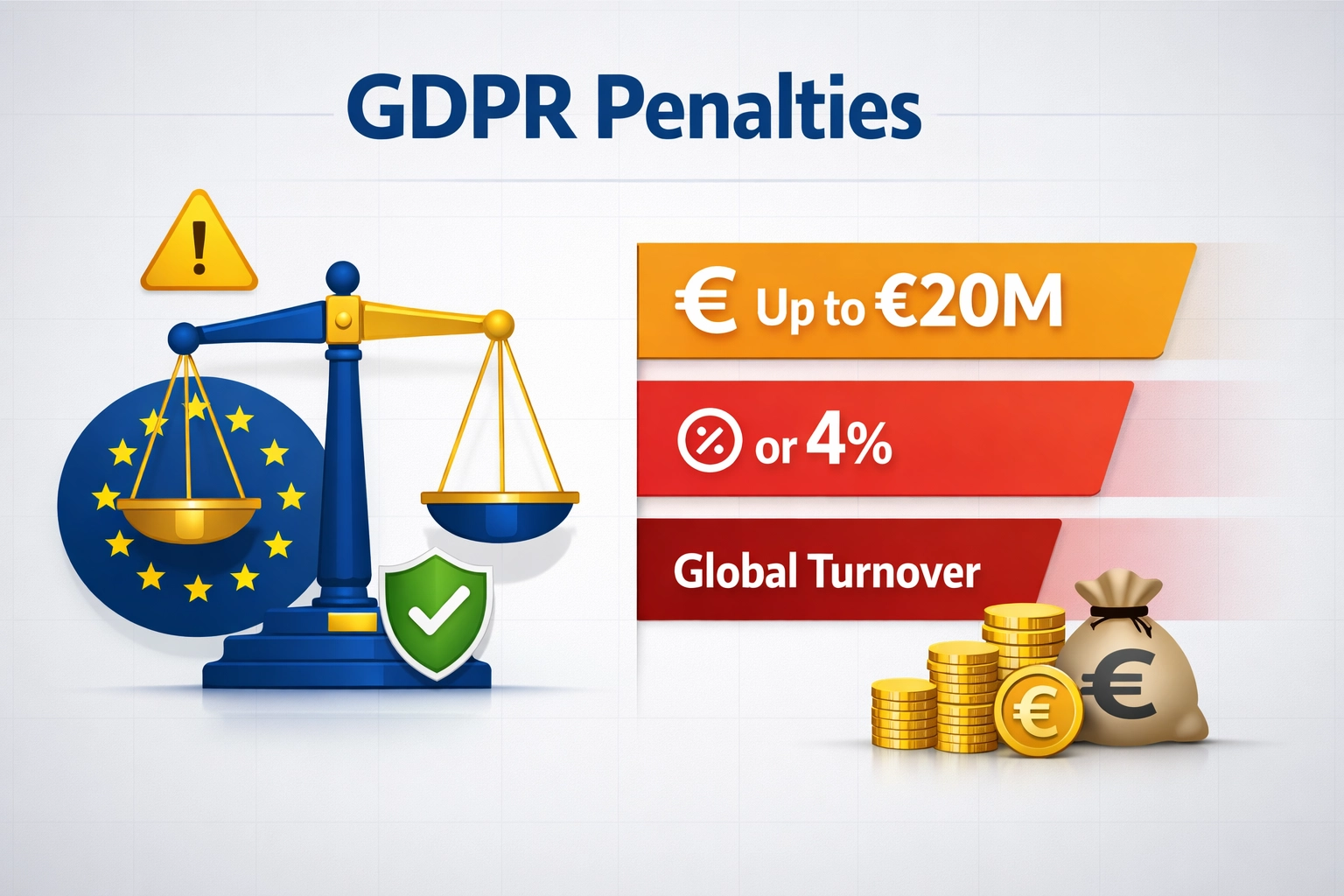 Penalidades do GDPR por Não Conformidade: O Que Você Precisa Saber