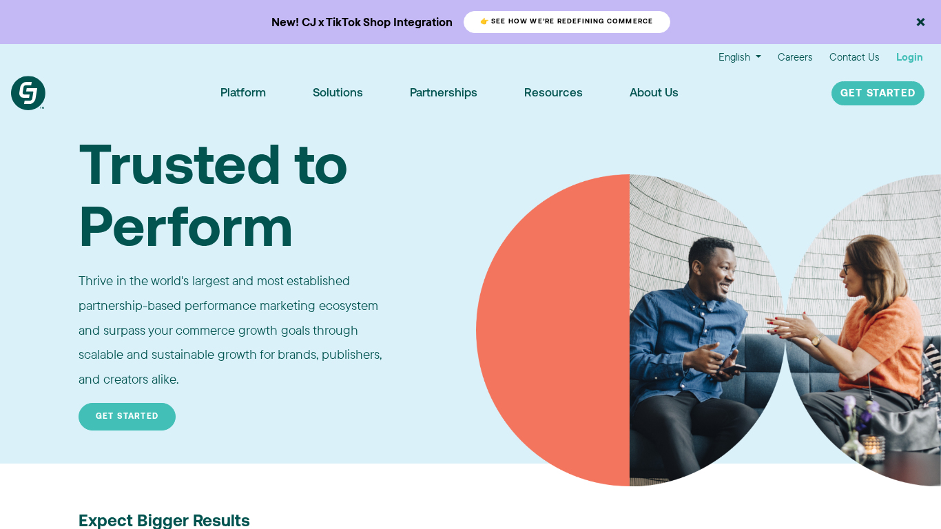 CJ Affiliate platform for enterprise affiliate marketing