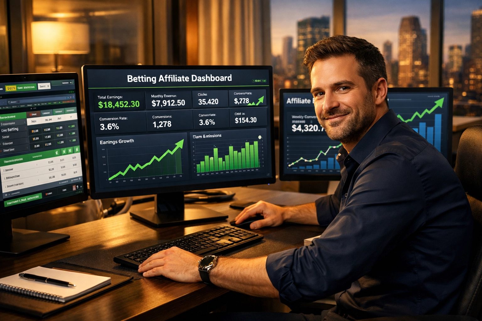 Estudo de Caso de Ganhos com Afiliados de Apostas: Do Zero aos R$50 Mil Mensais