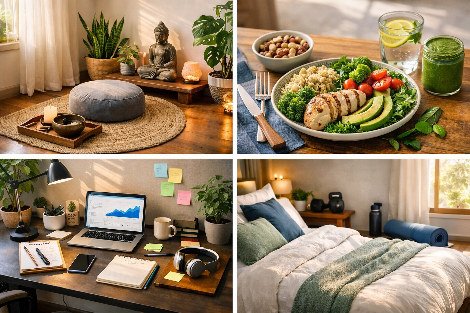 Aumente a Produtividade no Marketing de Afiliados: Exercícios Mentais, Nutrição, Sono & Biohacks