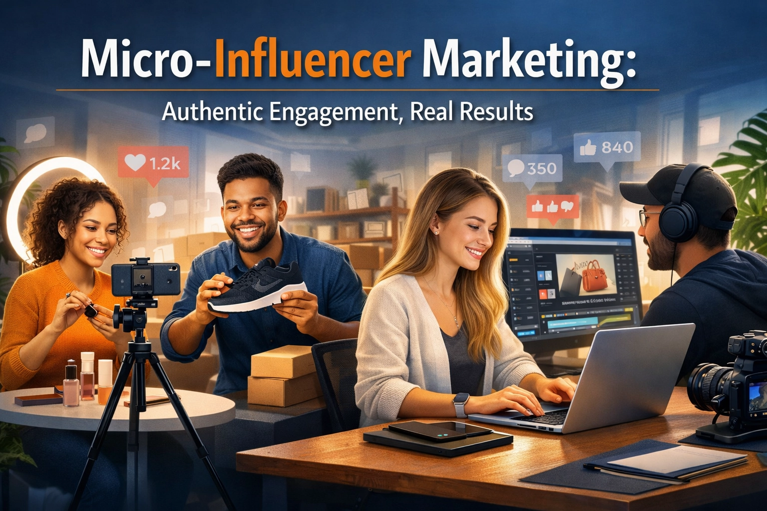 Benefícios de Trabalhar com Microinfluenciadores em vez de Celebridades