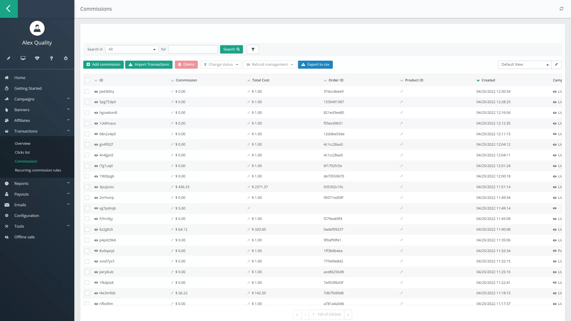 Post Affiliate Pro (versão 5.11.19.7)