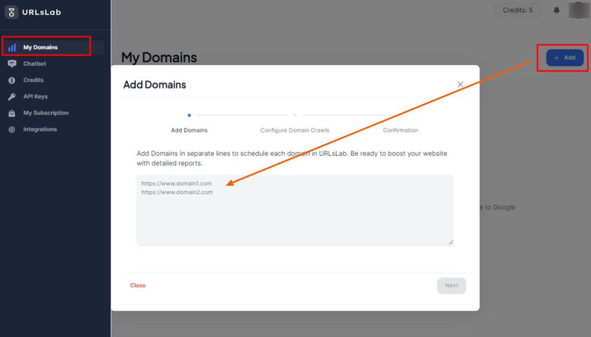 URLsLab - Defina seu site