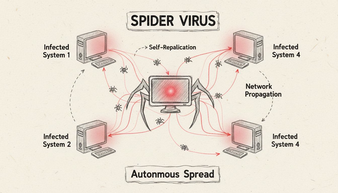 O que é um Vírus de Computador Spider? Definição, Ameaças & Guia de Proteção