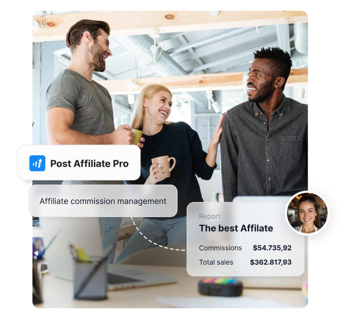 Visão geral dos principais recursos do Post Affiliate Pro, como rastreamento, relatórios e comissões abrangentes.