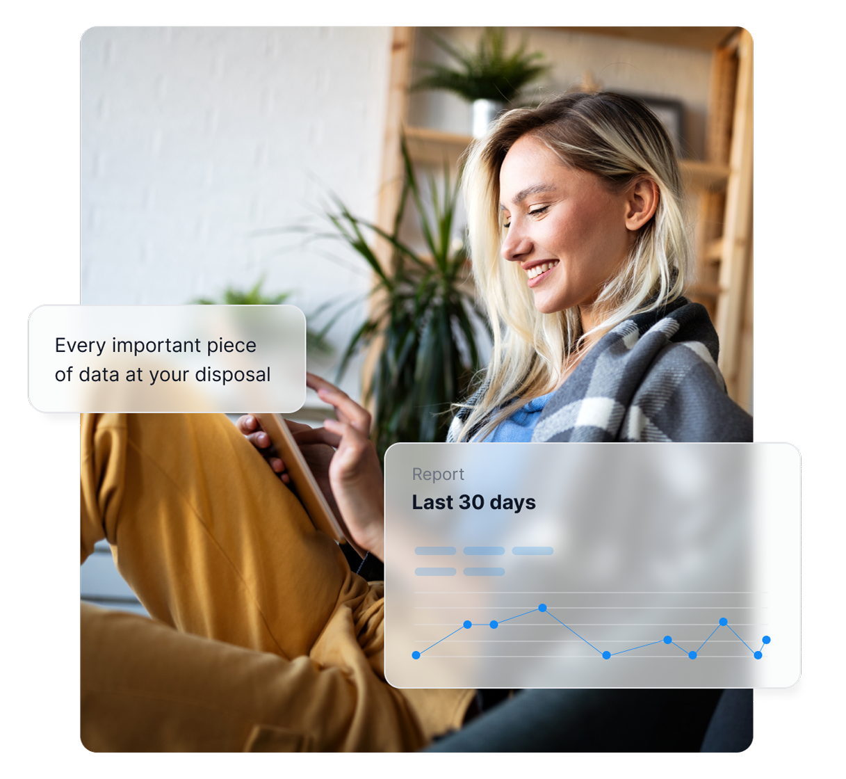 Recurso de relatórios de tendências no Post Affiliate Pro exibindo métricas importantes como impressões, cliques, conversões e vendas.