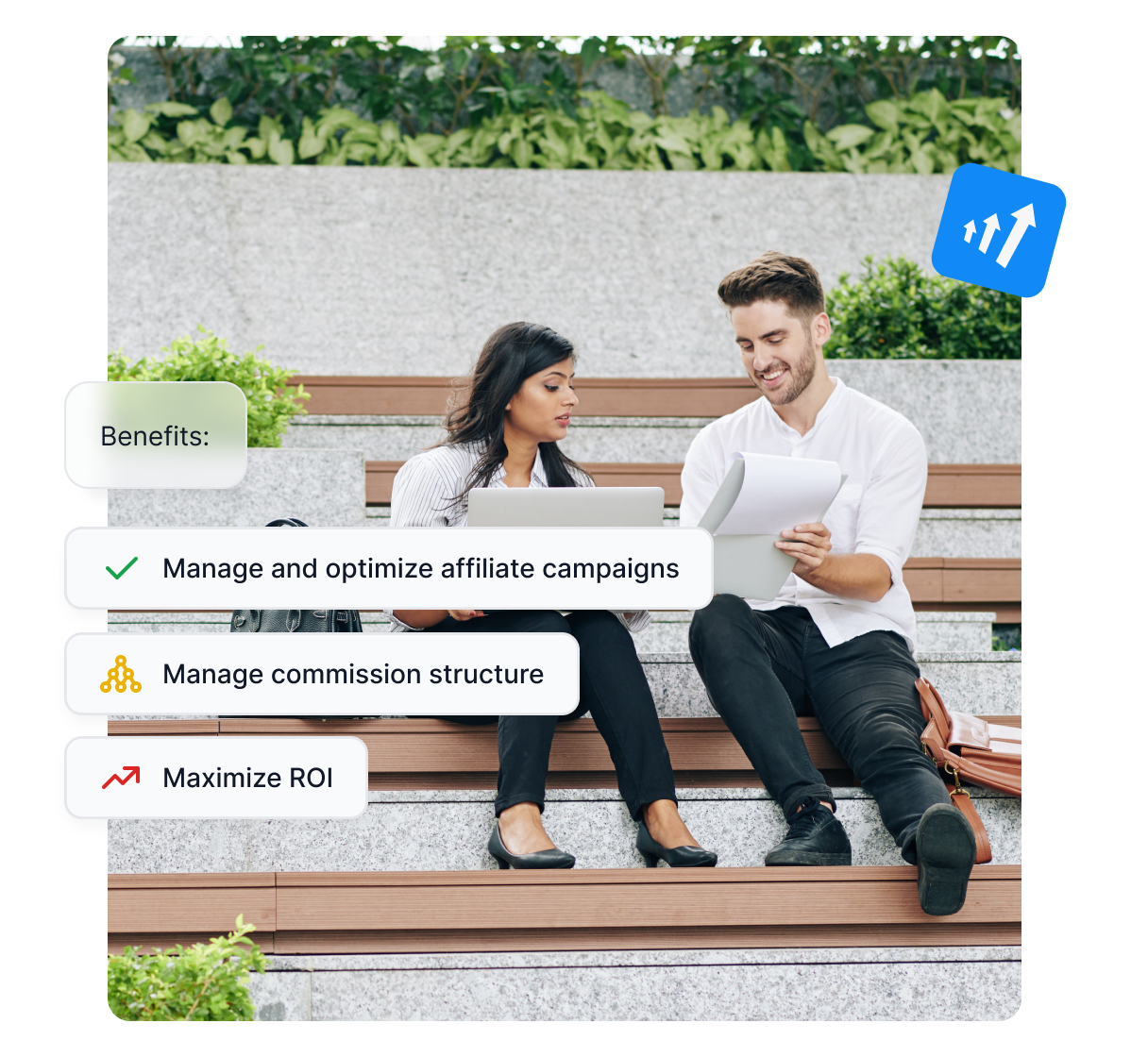 Uma captura de tela do painel do Post Affiliate Pro com visão geral e métricas.