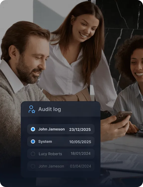 Ilustração de registro de auditoria